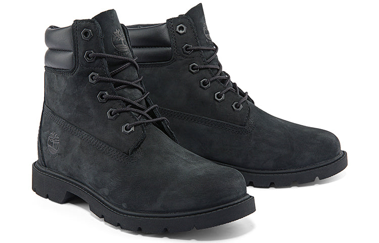 (WMNS) Timberland Linden Woods 6-Inch Double Collar Boots 'Black' A156S001