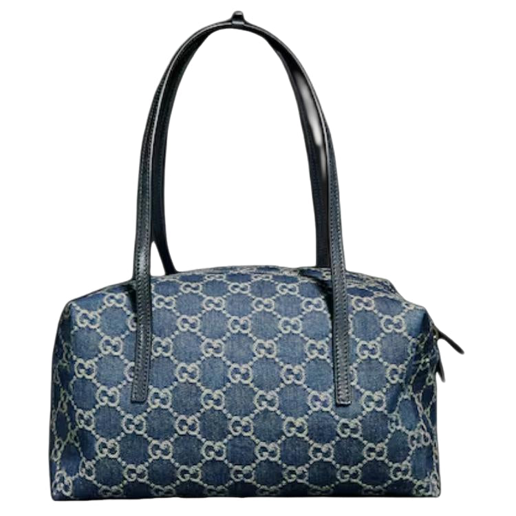 (WMNS) Gucci Melrose Medium Boston Bag 'Dark Blue' 875228-FAF8V-4042