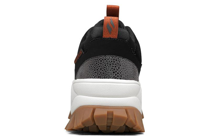 (WMNS) Skechers Street Blox Low-Top Black/White 155255-BLK