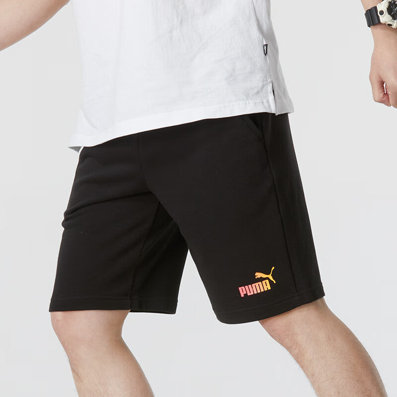 PUMA Logo Shorts 'Black' 627617-01