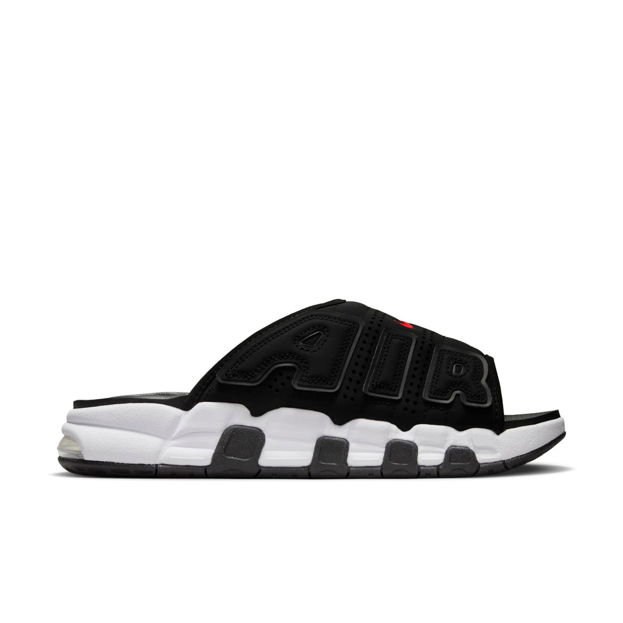 Nike Air More Uptempo Slides 'Black White Red' FJ2707-001