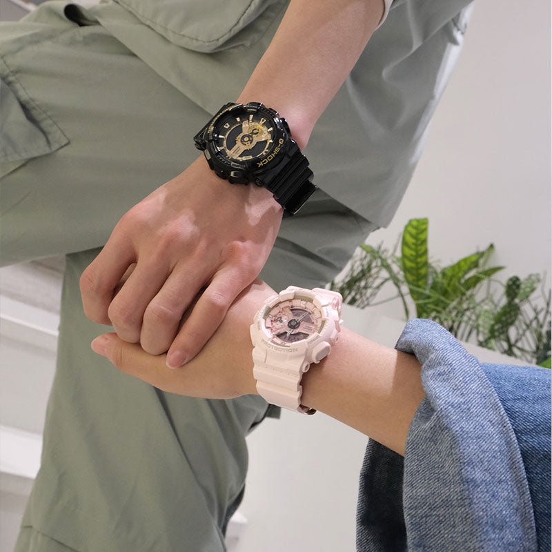 CASIO Baby-G 'Black & Pink Set' GMA-S110MP-4A1PR&GA-110GB-1APR