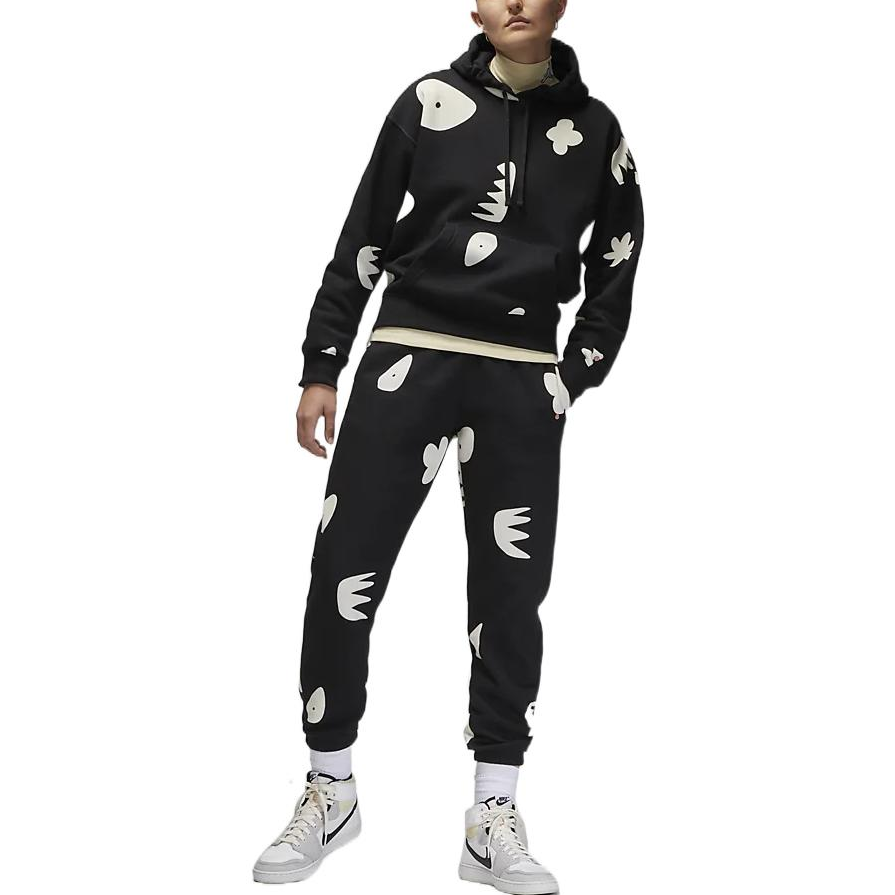 (WMNS) Air Jordan Artist Series By Mia Lee Sweatpants 'Black Sail' DV2008-010