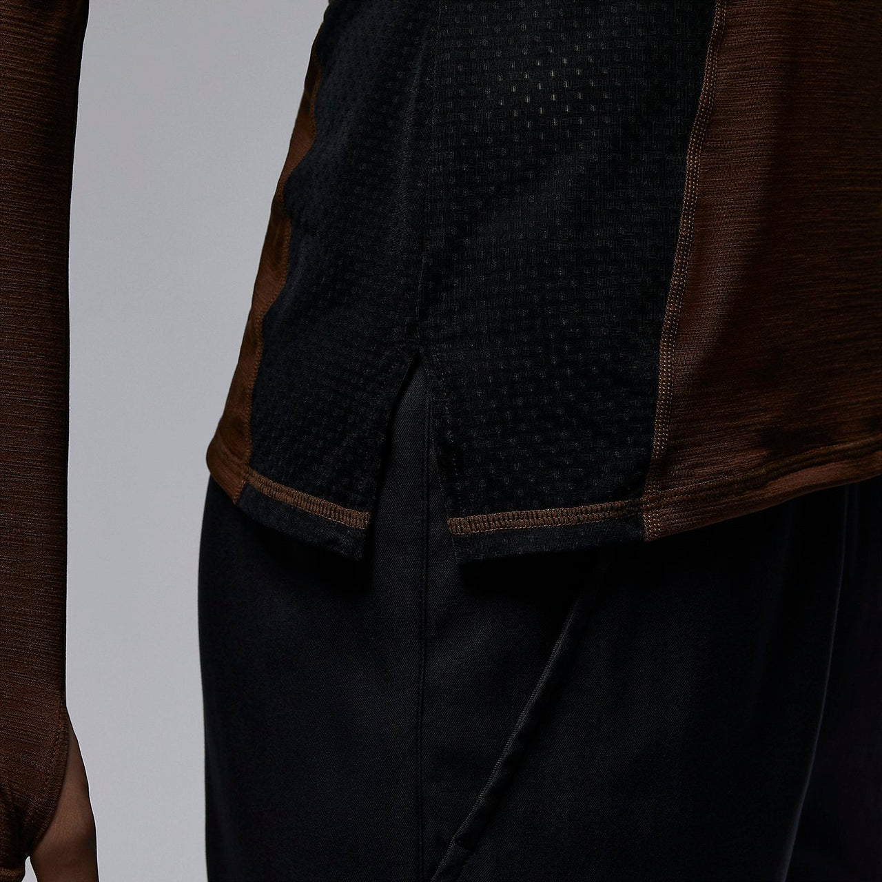 (WMNS) Air Jordan Long Sleeve Base Layer 'Brown' FD7383-259
