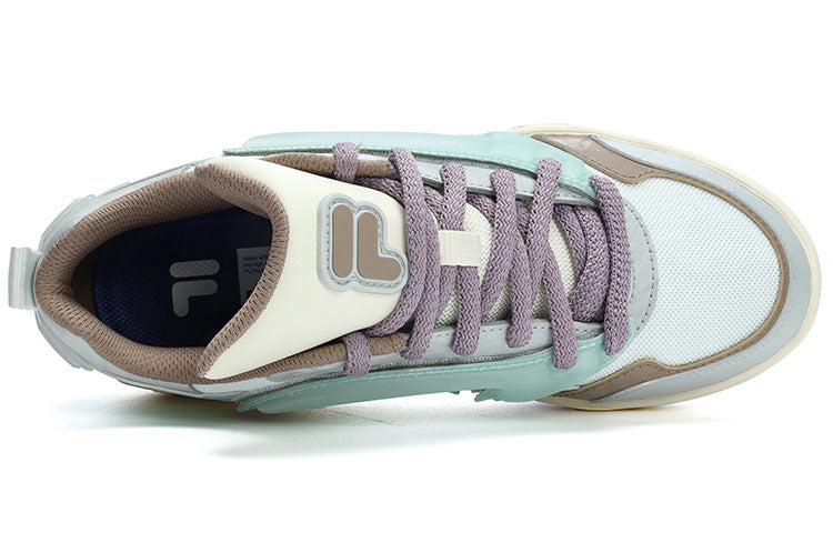 (WMNS) FILA FUSION Lifestyle Basketball Heritage Sneakers 'Blue White Purple' T12W323205FBG