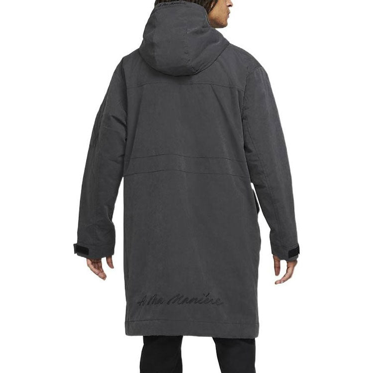 Air Jordan x A Ma Maniere Hooded Trench Coat Asia Sizing 'Grey' DJ9757-010