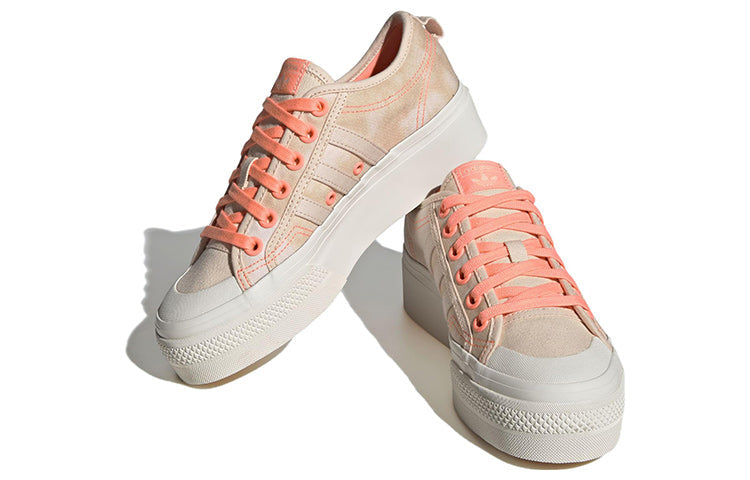 (WMNS) adidas Nizza Platform 'Acid Wash - Bliss Orange' HQ1968