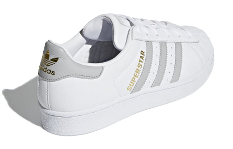 (WMNS) adidas originals Superstar 'White Grey' B42002