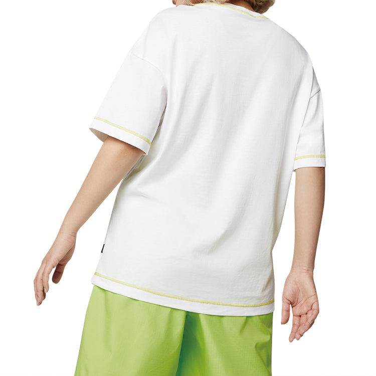 (WMNS) Converse Smile Split Graphic Short Sleeve Tee 10018923-A02