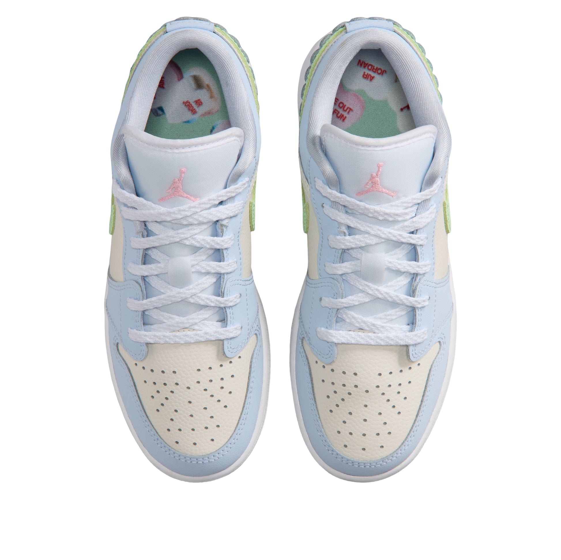 (GS) Jordan 1 Low SE 'Half Blue Sail Vapor Green' IB7113-403