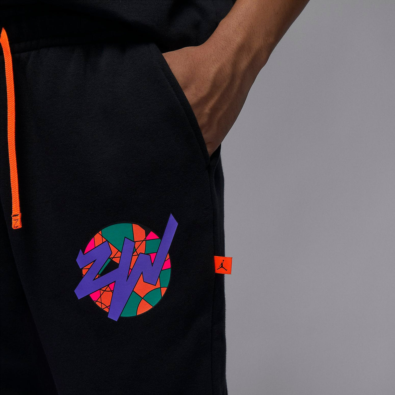 Air Jordan Zion Graphic Sweatpants 'Black' FD2393-010