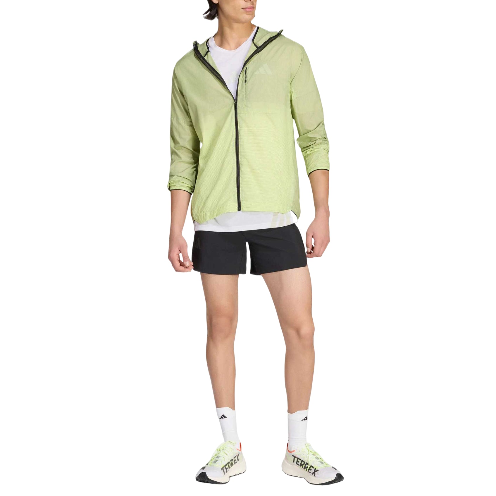 adidas Terrex Xperior Clima365 Light Windweave Jacket Asia Sizing 'Semi Frozen Lemon Shadow Olive' KH4571