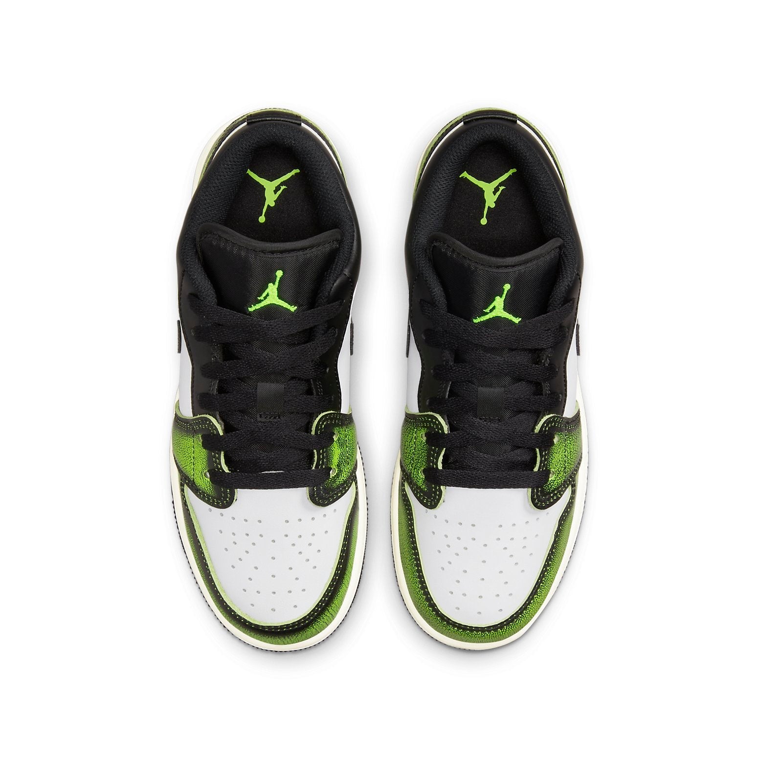 (GS) Air Jordan 1 Low SE 'Wear-Away - Electric Green' DO8244-003