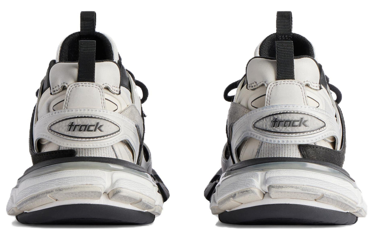 Balenciaga Track 1.0 Sneakers 'Grey Black and White Mesh and Suede Like Fabric' 542023W3SU59791