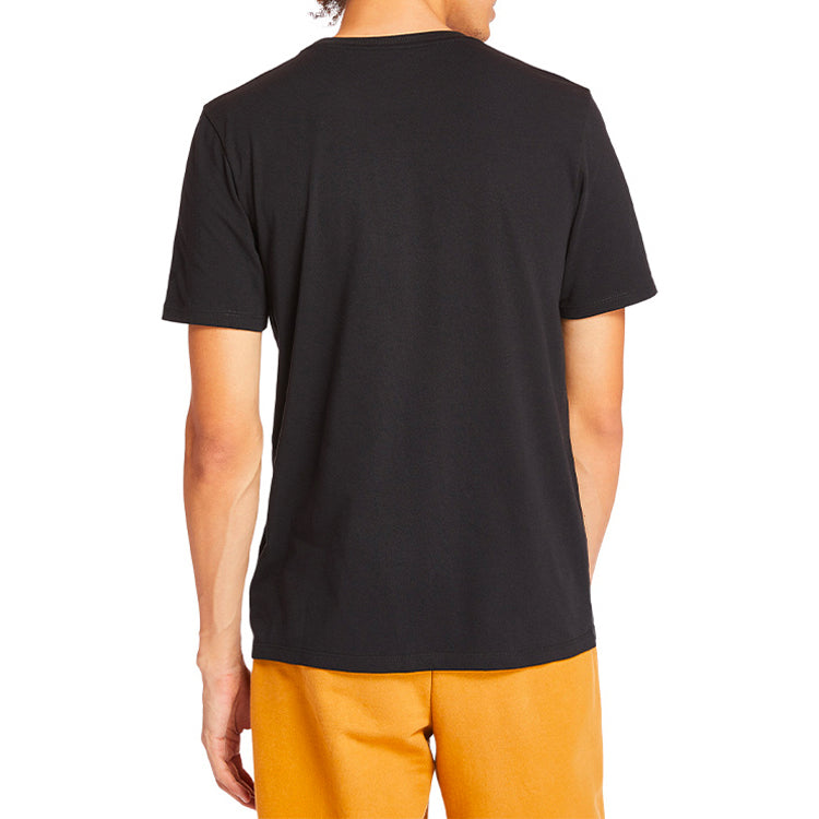 Men's Timberland SS20 Contrasting Colors Logo Printing Short Sleeve Black A22PT001