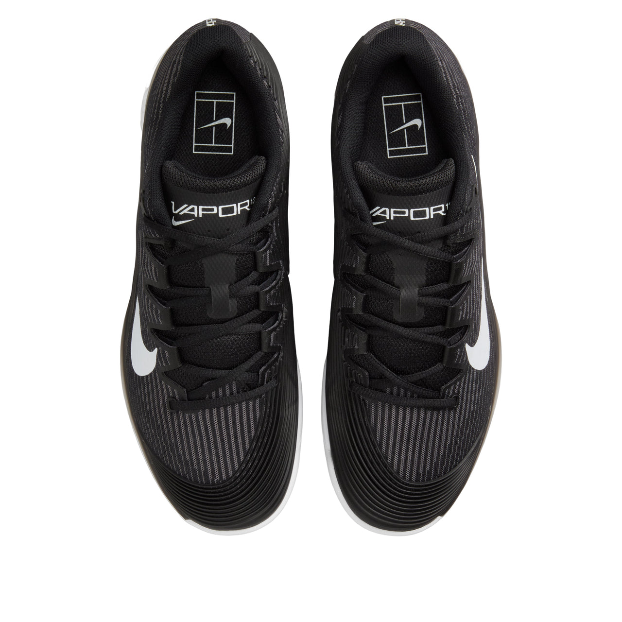 Nike Court Air Zoom Vapor 12 HC 'Black Dark Smoke Grey White' FV5552-001