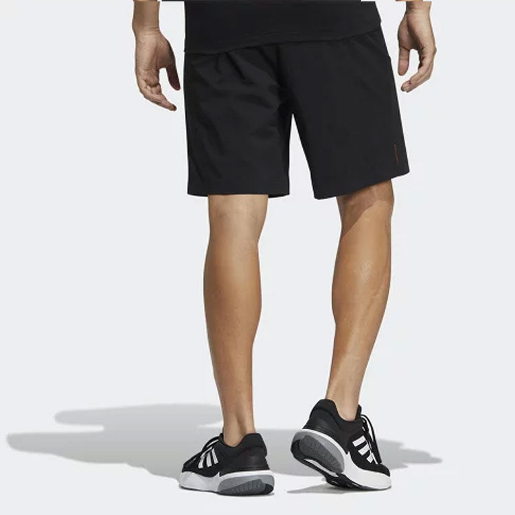 Men's adidas Mh Bp3 Wvsht Athleisure Casual Sports Solid Color Logo Shorts Black HM2972