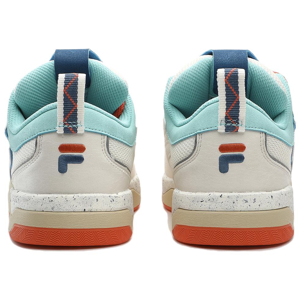 (WMNS) FILA FUSION Nollie Sneakers 'White Orange Blue' T12W332301FGD
