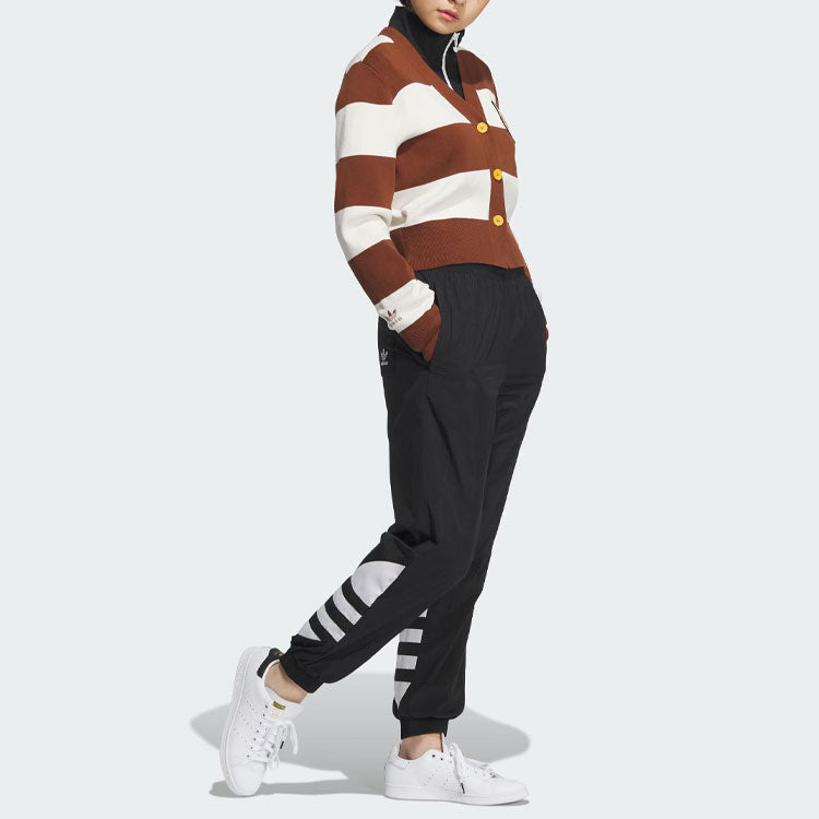 (WMNS) adidas originals Sportswear Cardigan 'tan White' IN1070