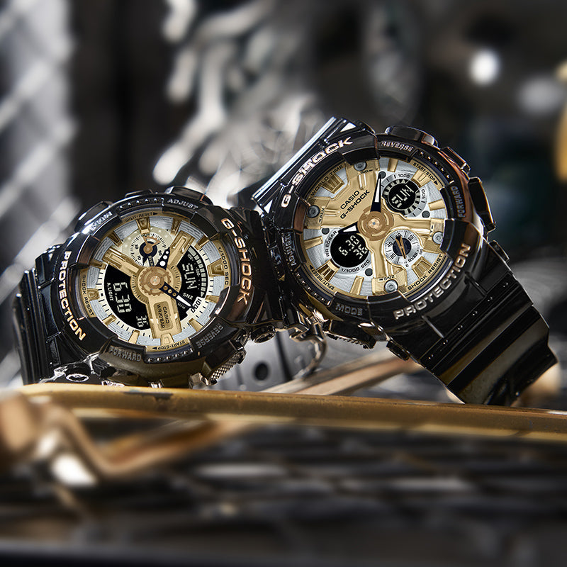 CASIO G-Shock Analog-Digital 'Black Gold' GMA-S110GB-1APR