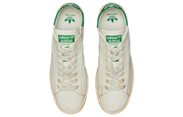 Balenciaga x adidas originals Stan Smith Sneakers 'Vintage White Green' 721835WBDV49703