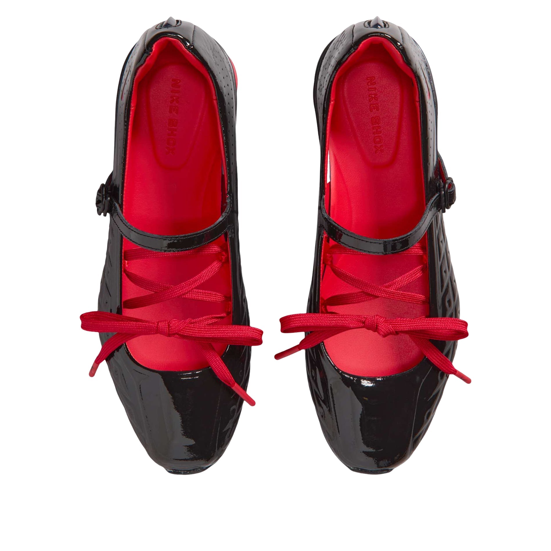 (WMNS) Nike x LABELHOOD Shox Z Calistra 'Black University Red' IW7881-001