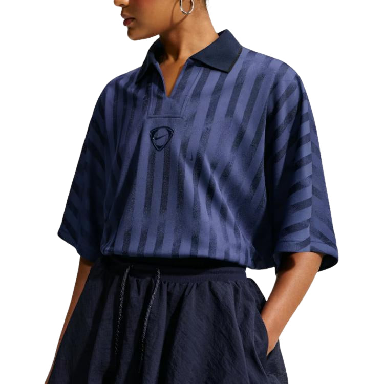 (WMNS) Nike Runway Jersey 'Blackened Blue' IM0289-498
