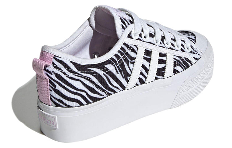 (WMNS) adidas Nizza Platform 'Zebra' GZ9681