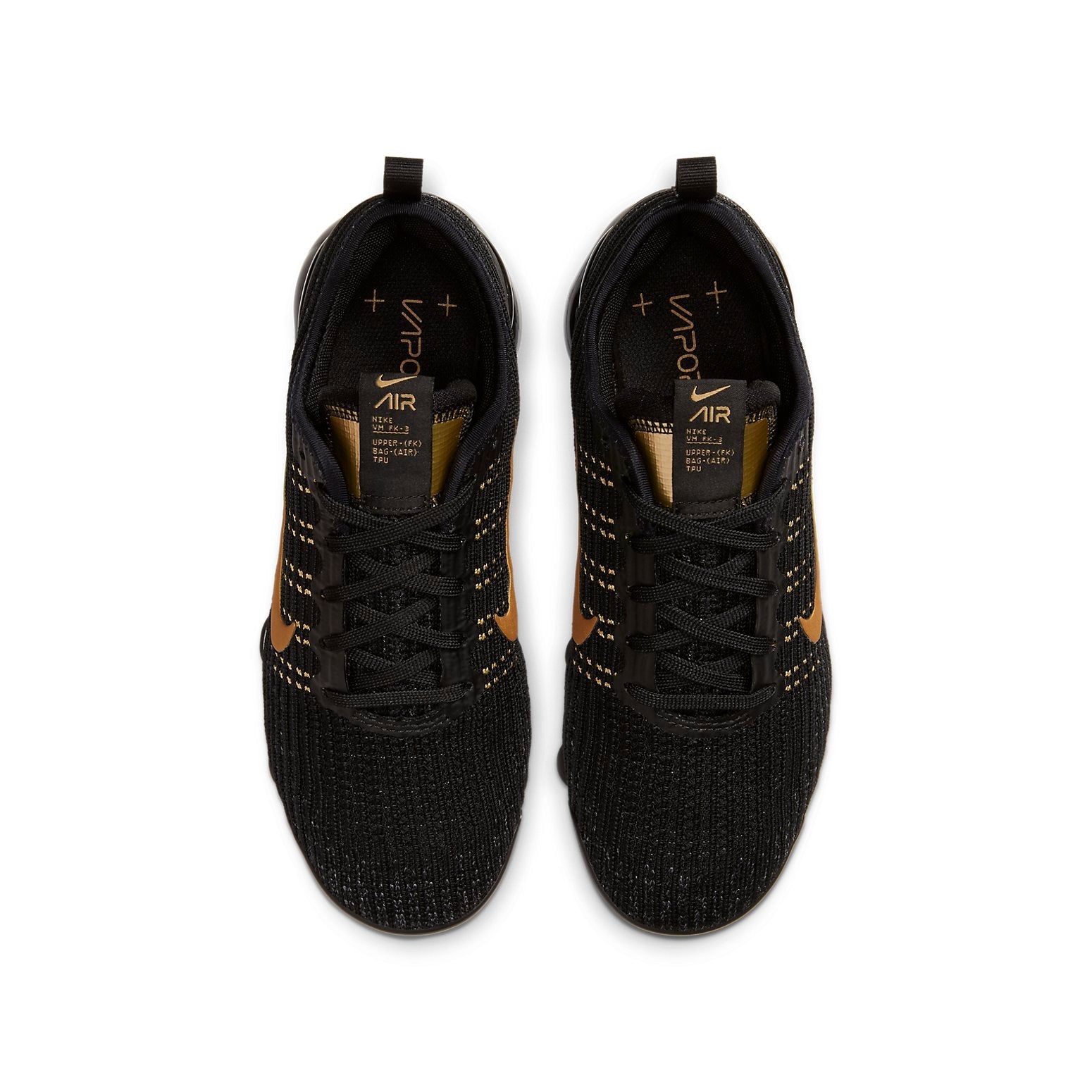 (GS) Nike Air VaporMax Flyknit 3 'Black Gold' BQ5238-004