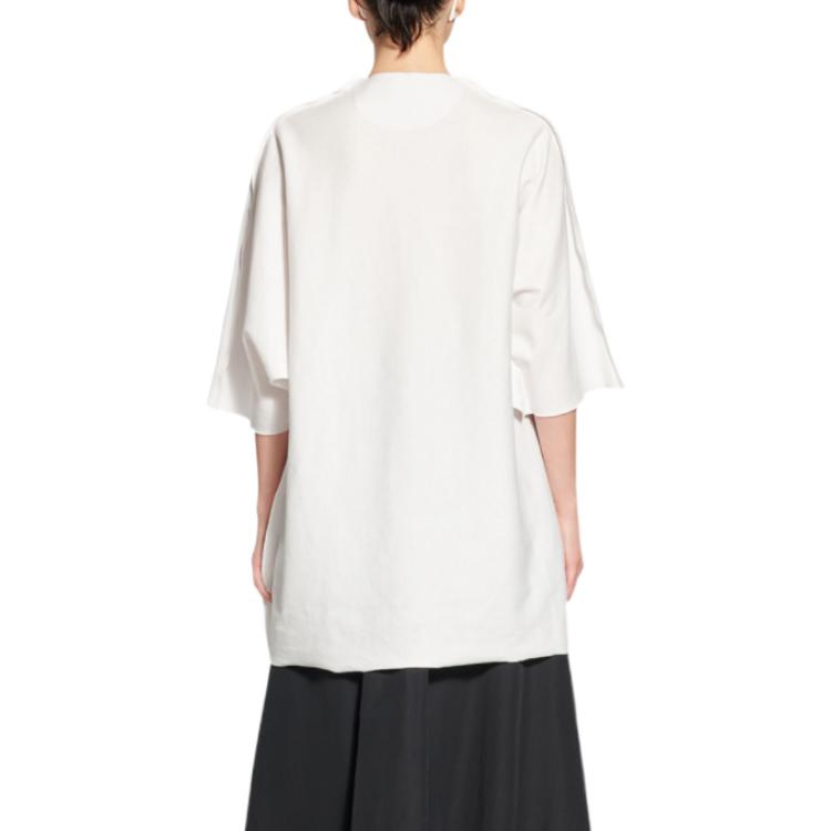 Balenciaga 3B Sports Icon Flat T-Shirt 'Ecru' 704032TMVJ70978