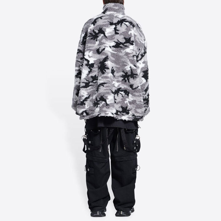 Balenciaga Camouflage Zip-Up Jacket 'Grey' 681818TLQ121240
