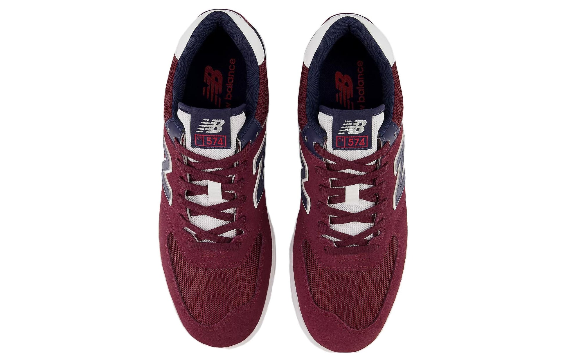 (WMNS) New Balance 574 Court 'Burgundy Navy' CT574BNN