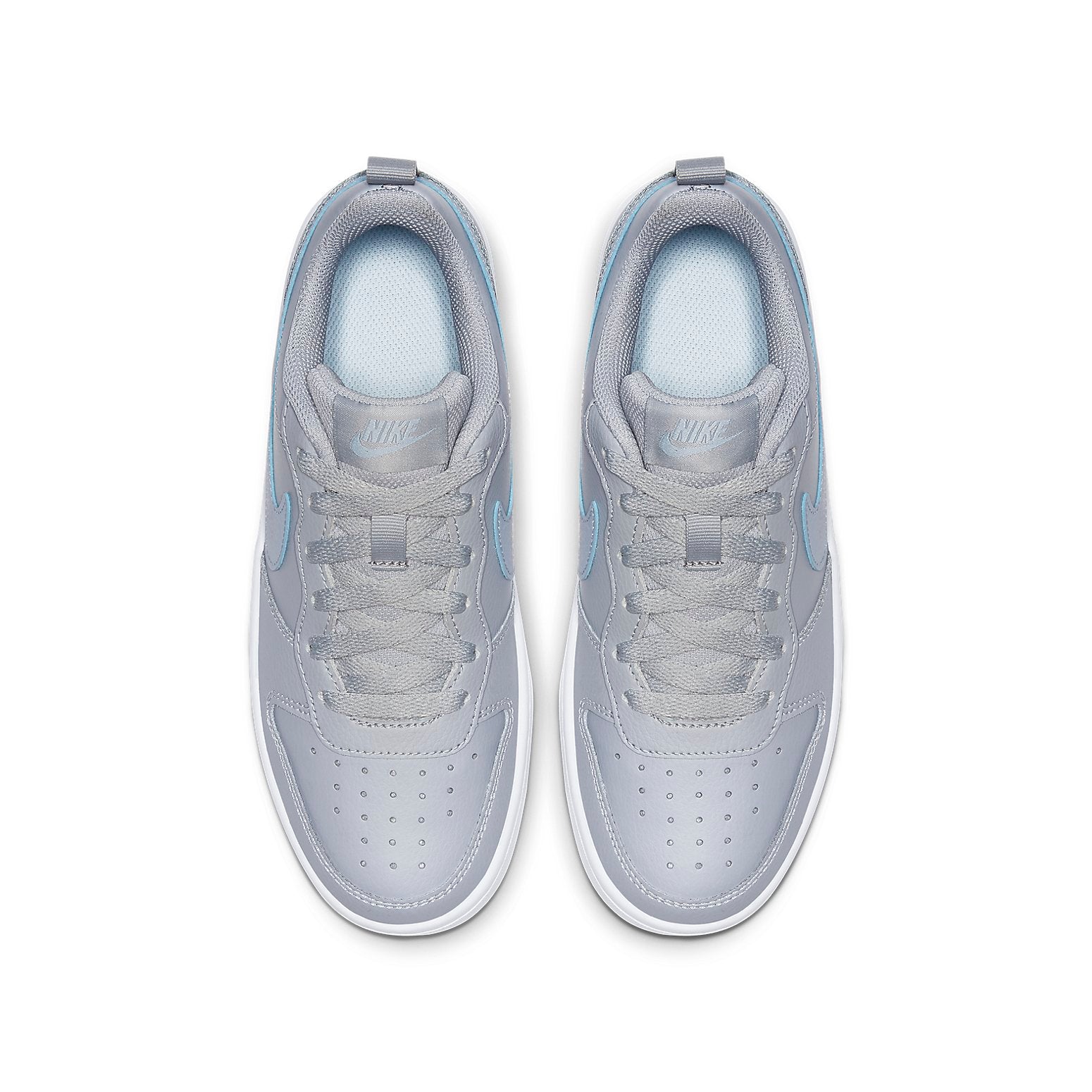 (GS) Nike Court Borough Low 2 'Grey Blue' CK0593-001
