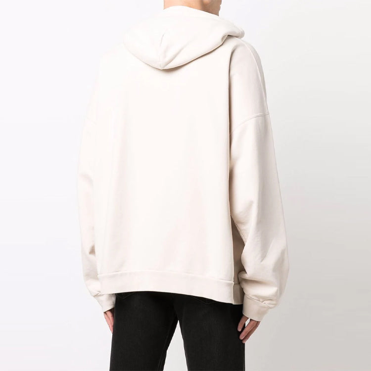 Balenciaga Worldwide Logo Popover Hoodie 'Chalky White Black' 674986TLVA99054