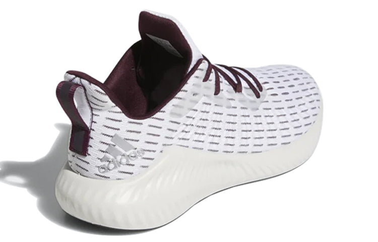 adidas Alphabounce+ 'White Maroon' EF8183
