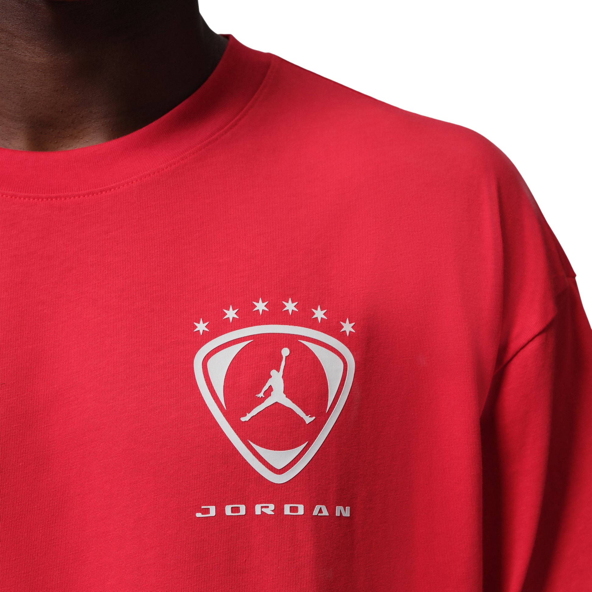 Jordan Brooklyn T-Shirt 'University Red White' IO0010-657
