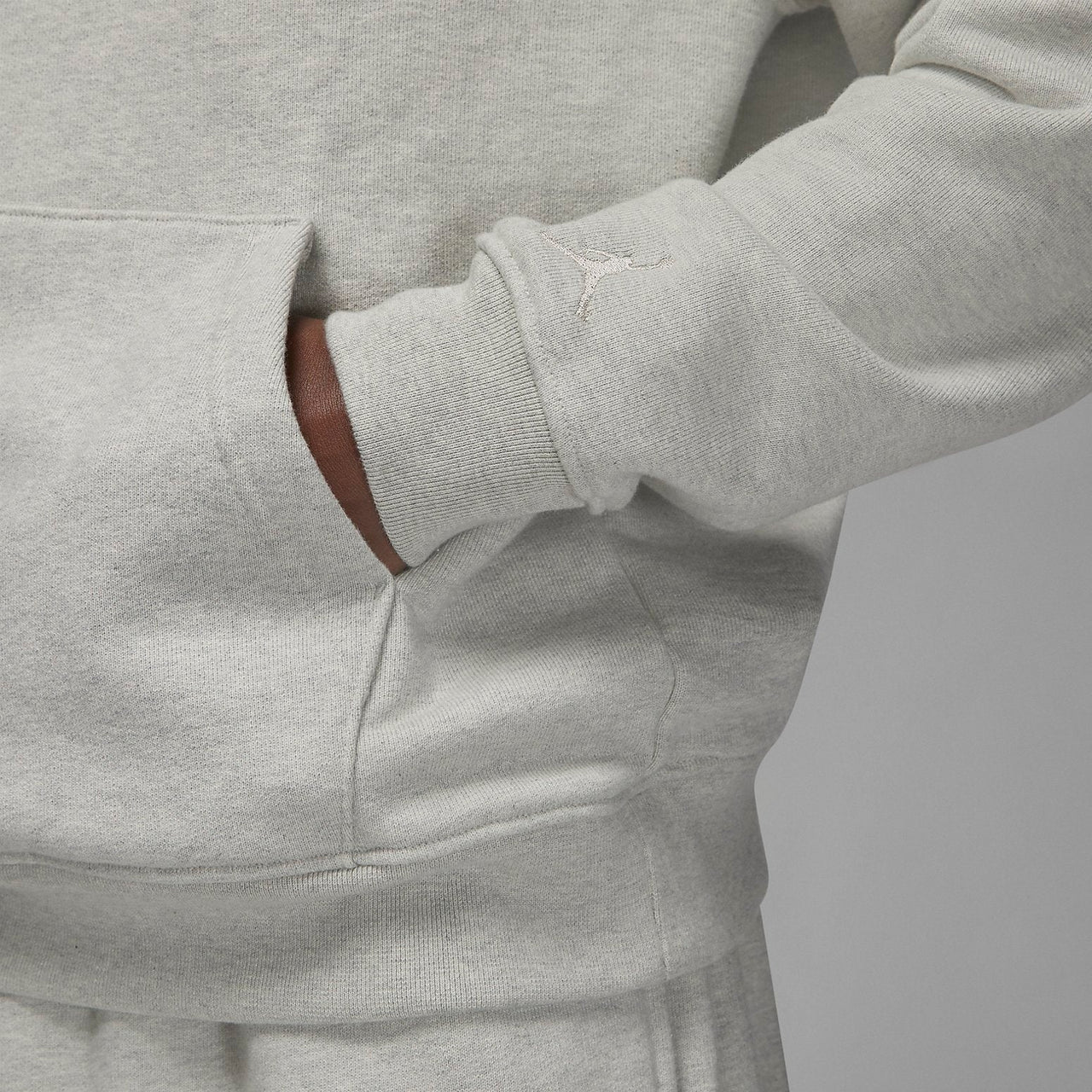 Air Jordan Wordmark Fleece Hoodie 'Grey' FJ1967-050