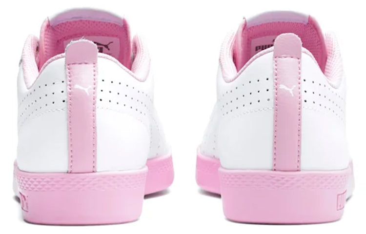 (WMNS) PUMA Smash V2 Perf White/Pink 365216-07