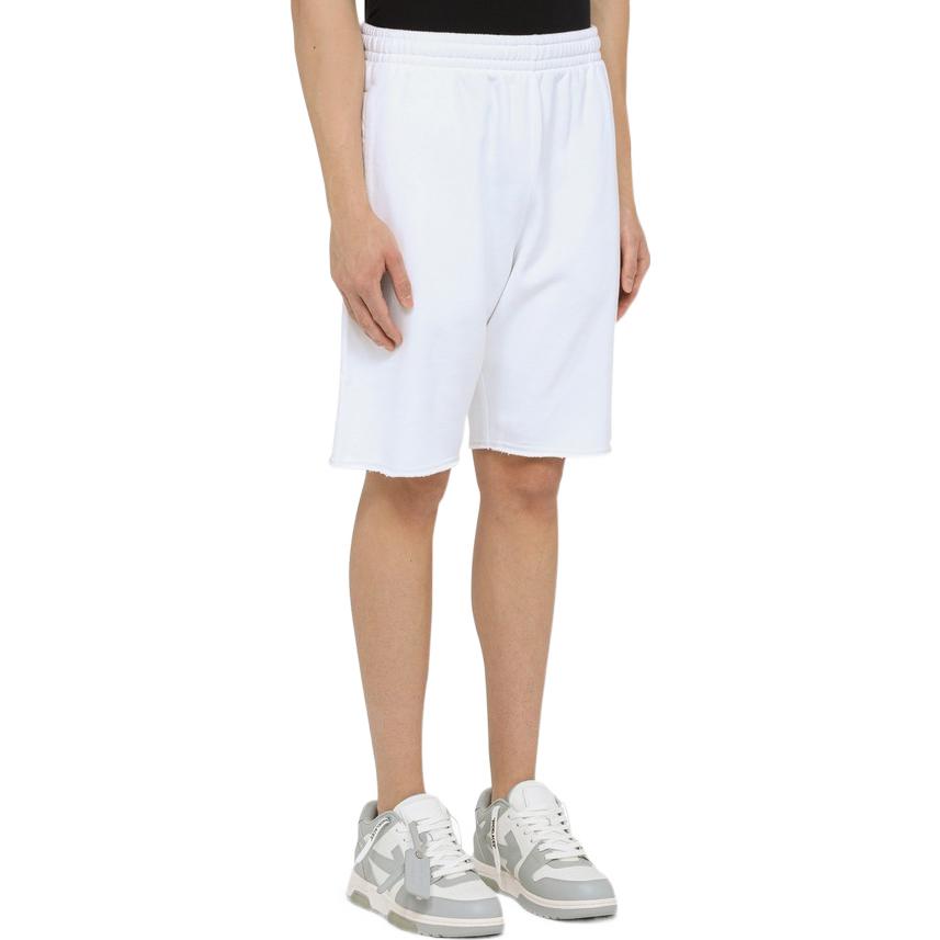 Men's Off-White SS22 Solid Color Shorts Version White OMCI012C99FLE0010110