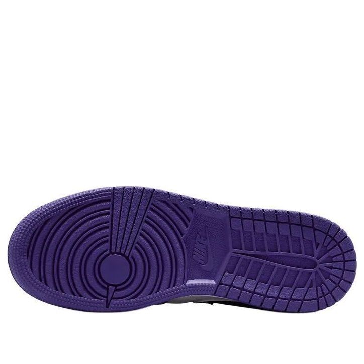 (GS) Air Jordan 1 Mid 'Dusty Amethyst White Court Purple' DQ8423-500