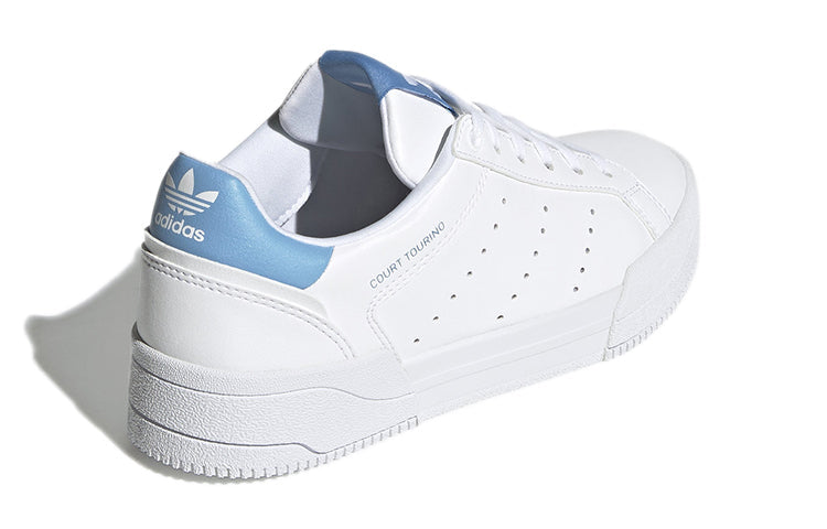 (GS) adidas Court Tourino J 'White Light Blue' H00763