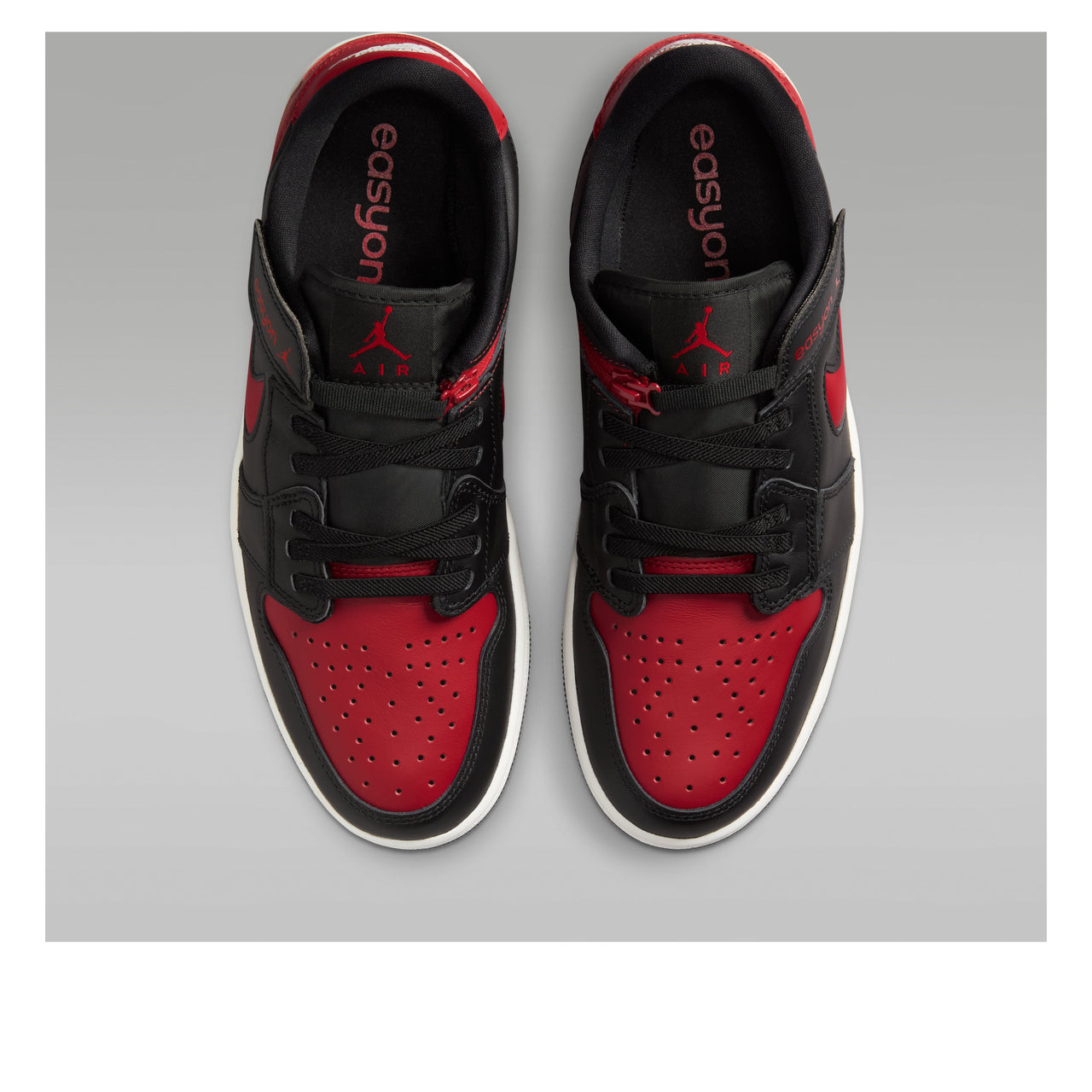 Air Jordan 1 Low Yeezy-On 'Black Varsity Red' DM1206-067