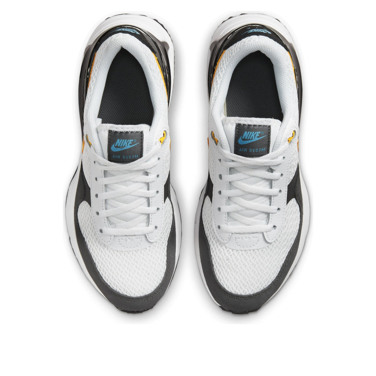 (GS) Nike Air Max SYSTM 'White Grey Laser Orange' DQ0284-104