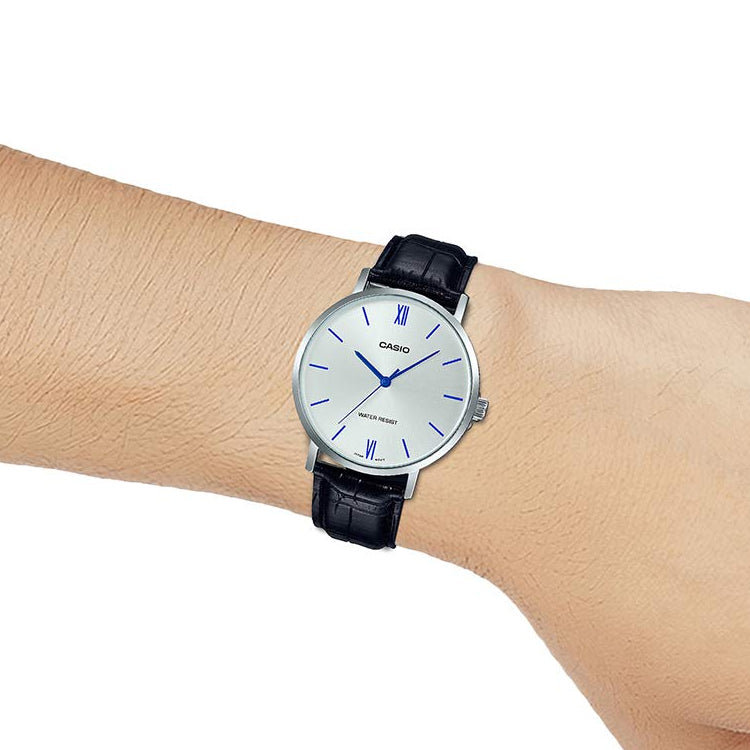 CASIO Quartz Waterproof Blue Analog LTP-VT01L-7B1