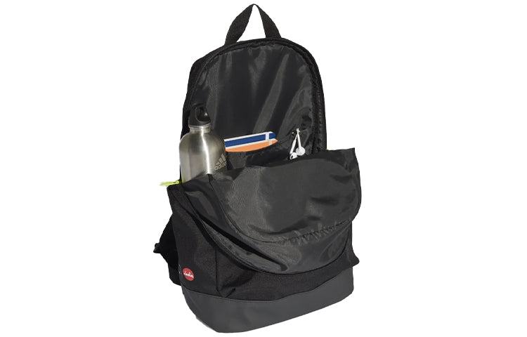(GS) adidas Cleofus Graphic Classic Backpack 'Black Green' GJ0980