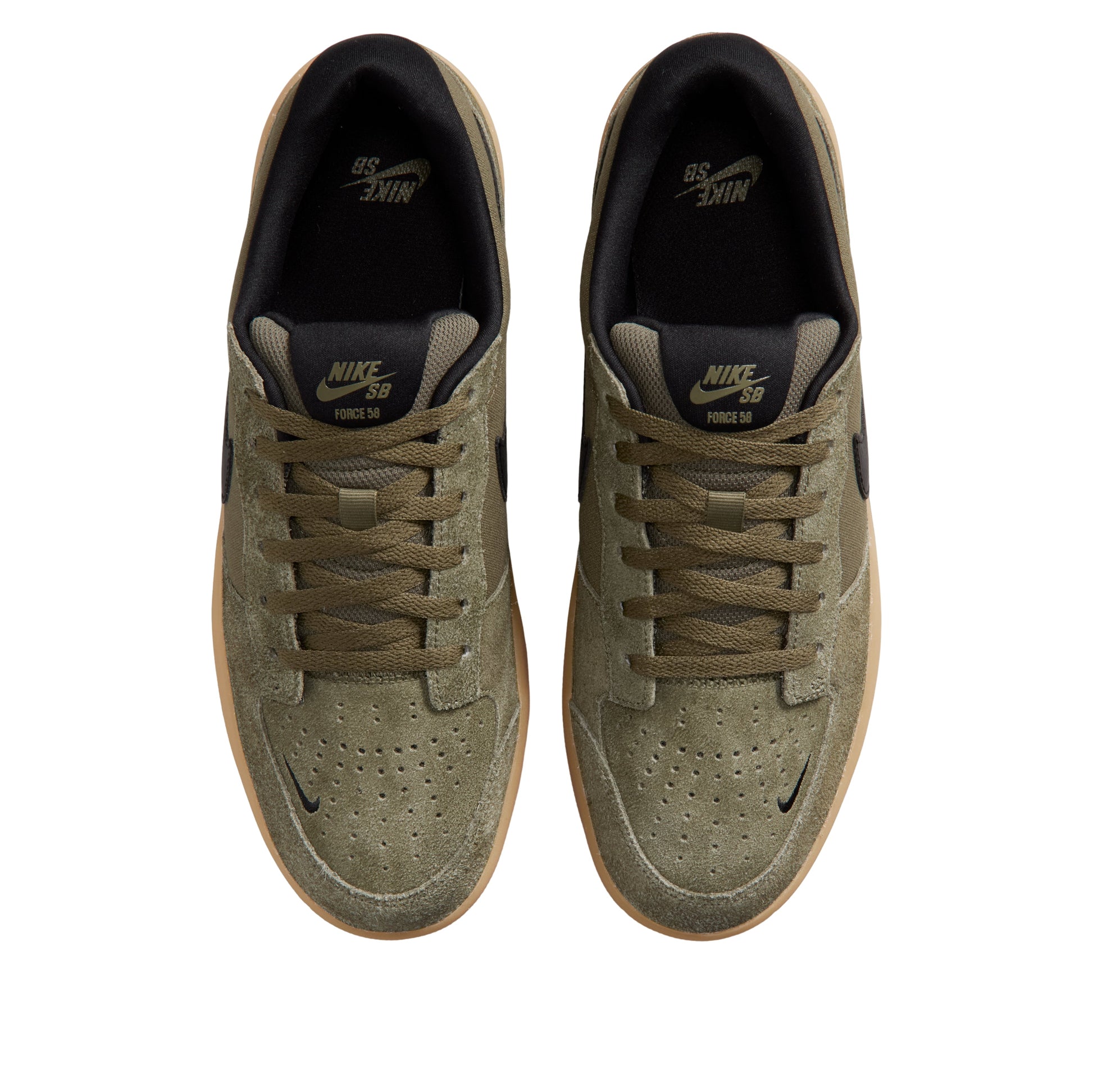 Nike SB Force 58 'Medium Olive Gum Light Brown' IQ8398-200
