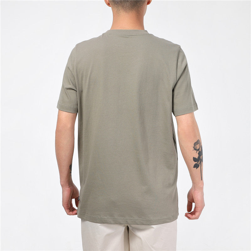 PUMA Printed Round Neck T-Shirt 'Olivegreen' 845577-73