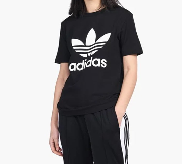 (WMNS) adidas originals Short Sleeve Black CV9888
