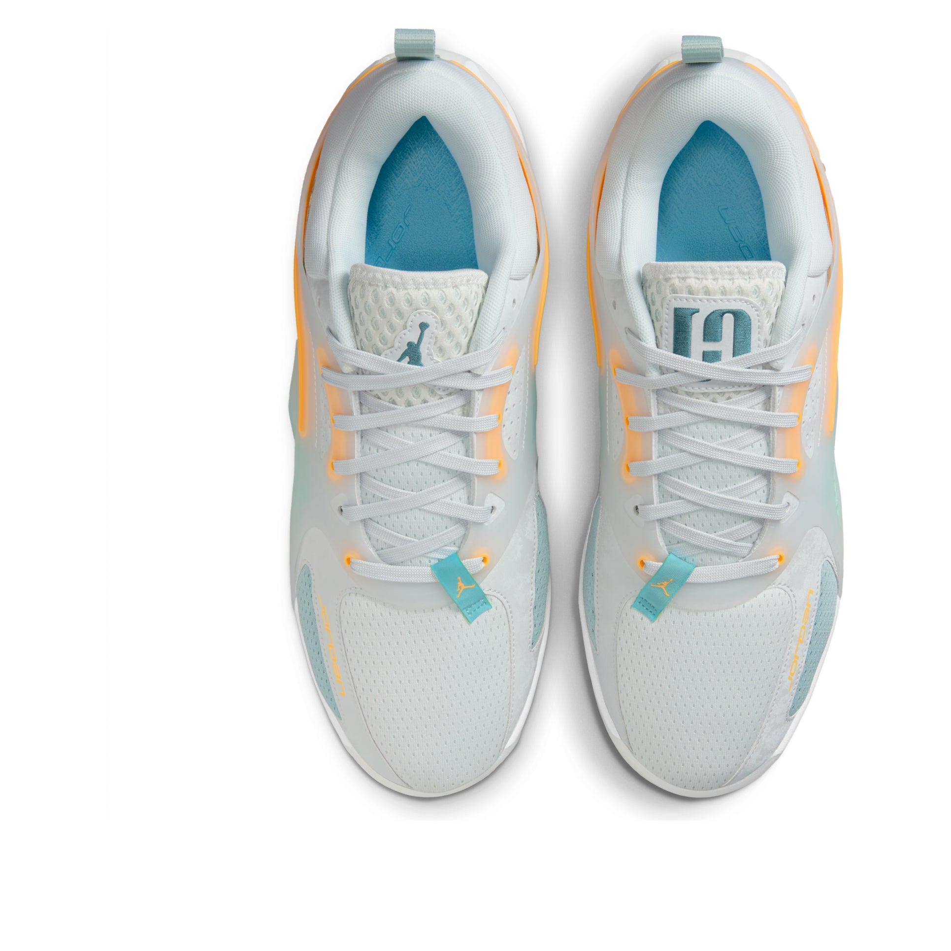 Air Jordan Heir Series PF 'Off White Mineral Teal Laser Orange' FQ3859-101
