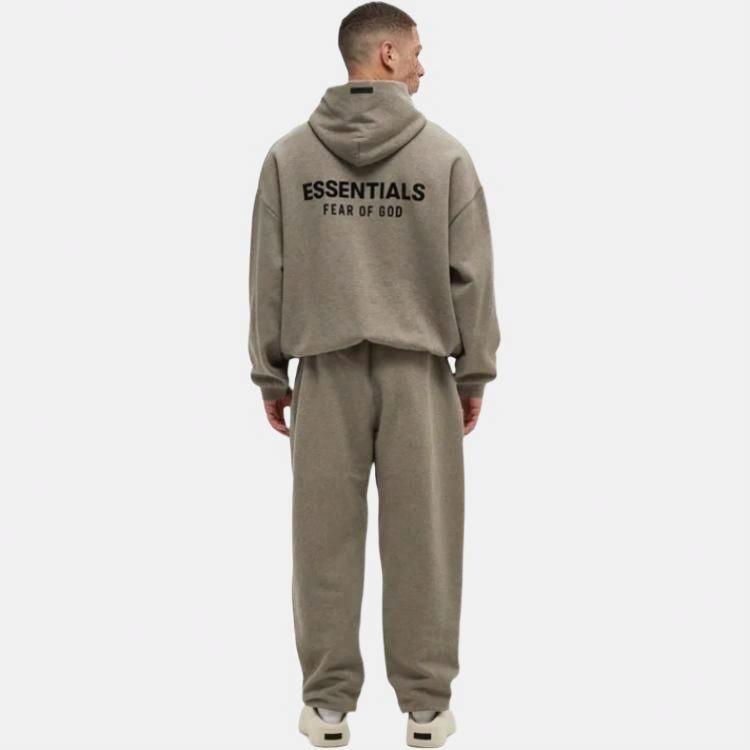 Fear of God Essentials Fleece Hoodie II 'Heather Grey' 192HO246259F